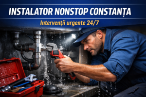 Instalator nonstop Constanța repară urgent o țeavă spartă într-o locuință
