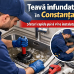țeavă înfundată Constanța – instalator desfundare chiuvetă